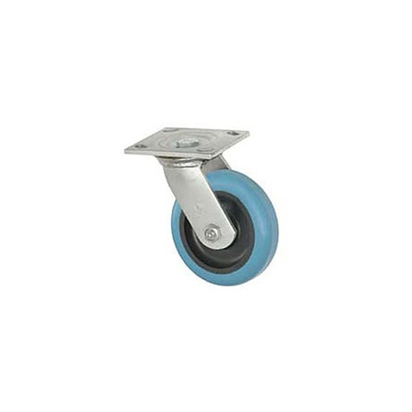 Casters, Wheels & Industrial Handling 4 Molded Plastic Wheel, Heavy Duty Swivel Plate Caster, 420 Lb. Capacity CW3-415S-PORB - main